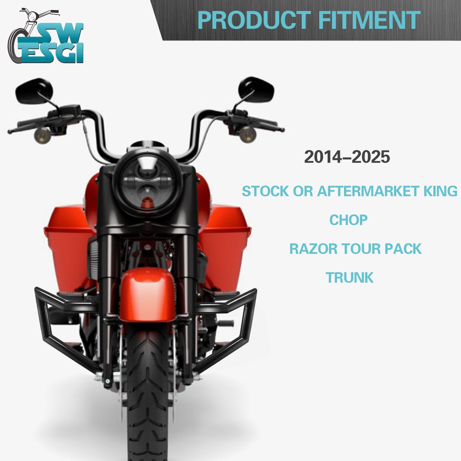 エレクトログライド　レザーマルチポケット Amazon | SWESGI ツアーパック ラッチ ツアーパック トランク